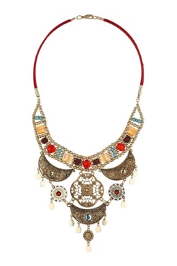 Ethnic metal and beaded necklace.jpg
